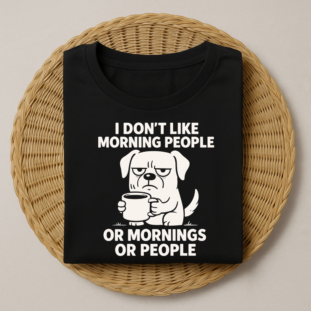 I don't Like Morning People T-Shirt
