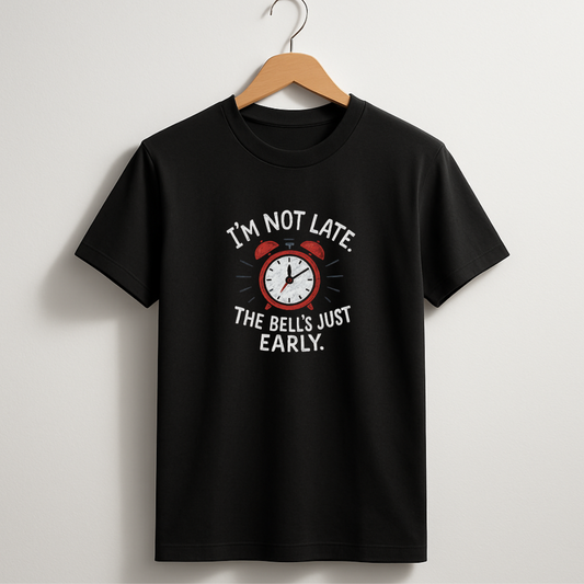 I'm Not Late the Bell's Just Early T-Shirt