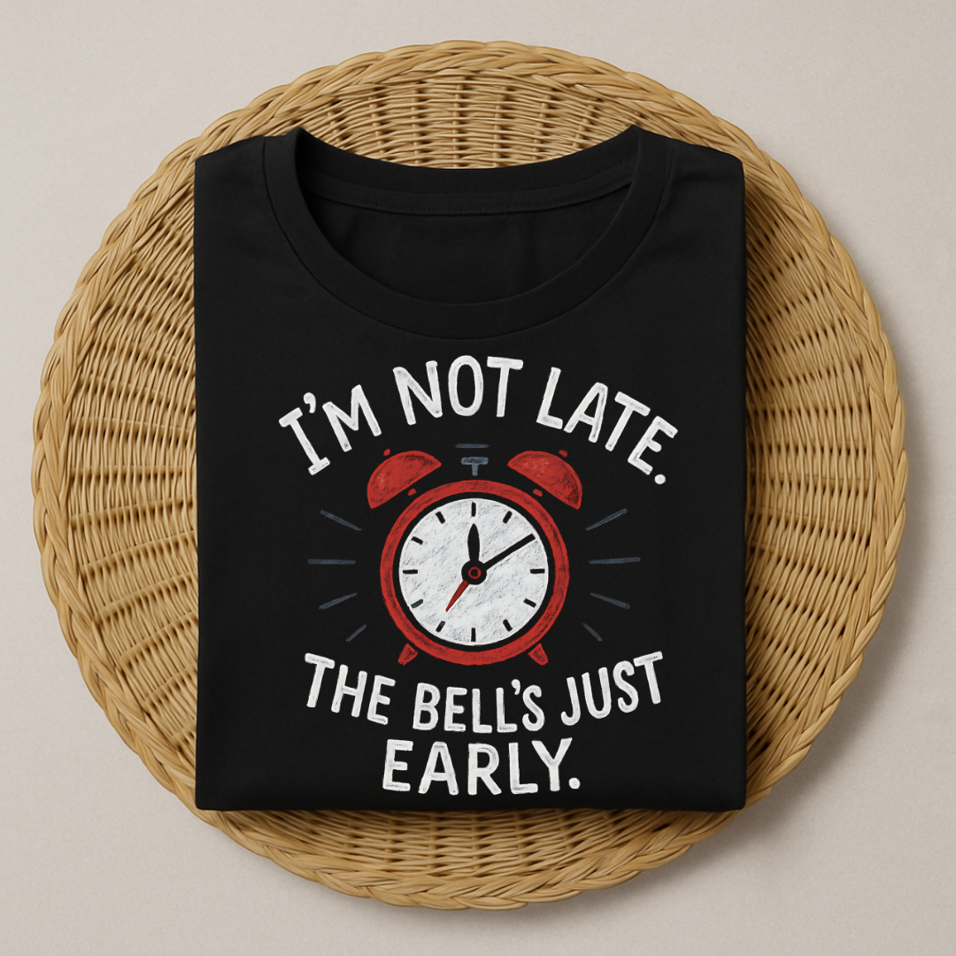 I'm Not Late the Bell's Just Early T-Shirt